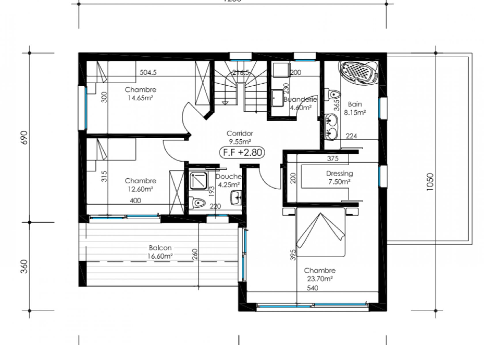 plan etage