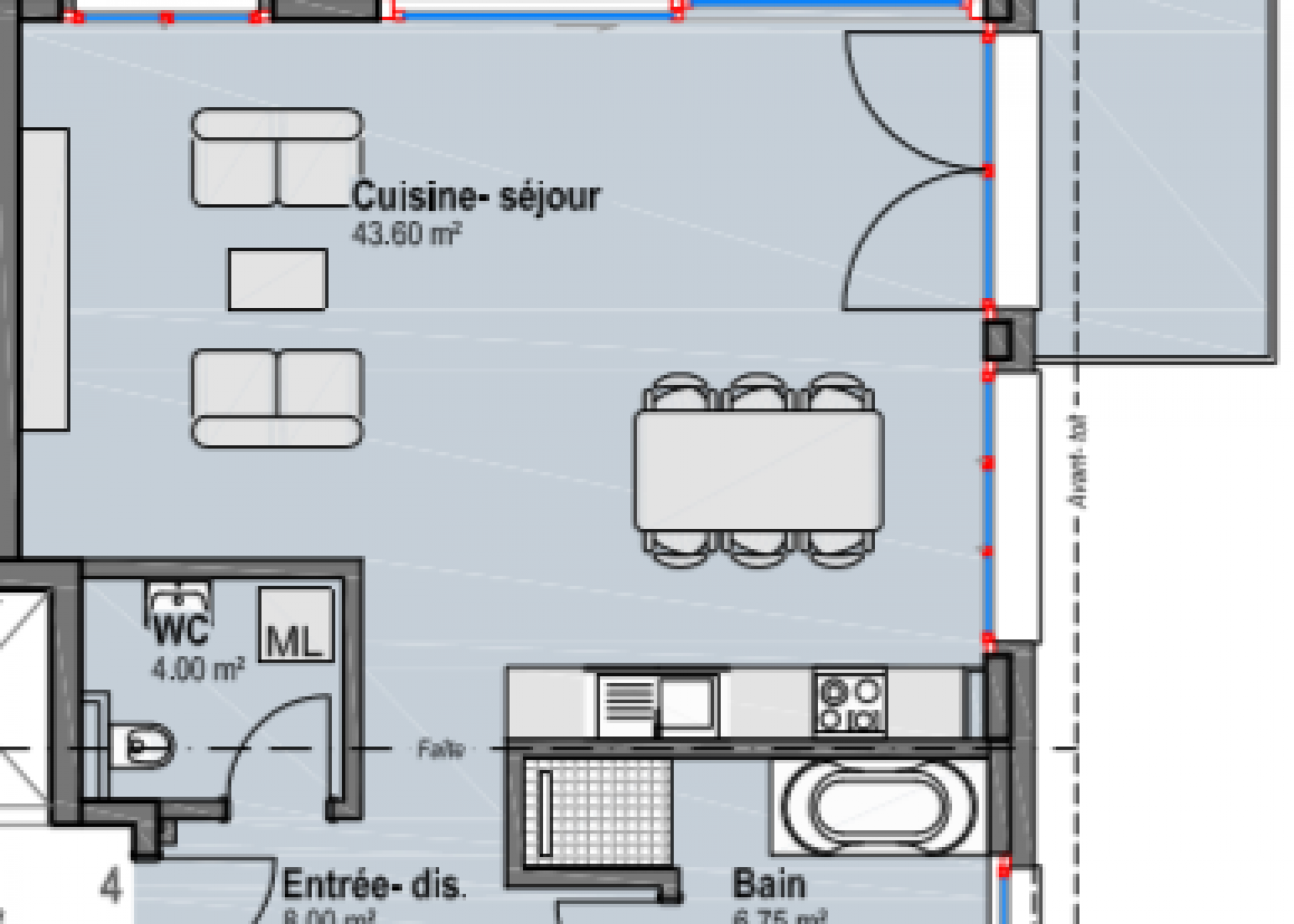 PLAN_3.5 pièces 2ème étage